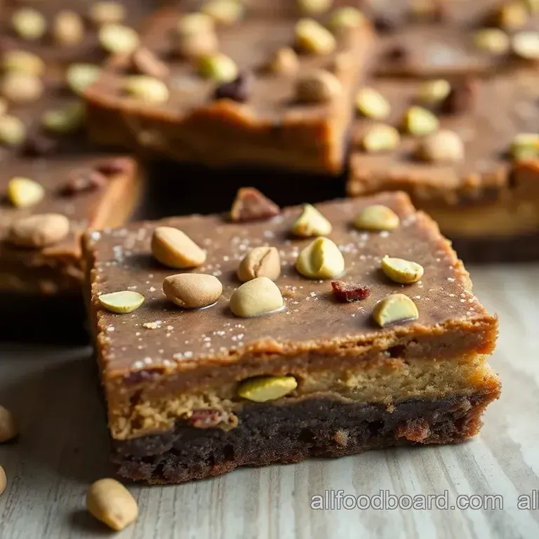 Pistachio Brookies