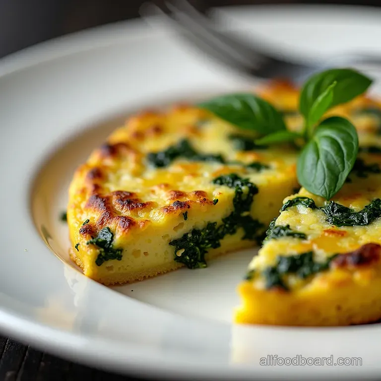 Potato and Spinach Frittata A VeggiePacked Delight