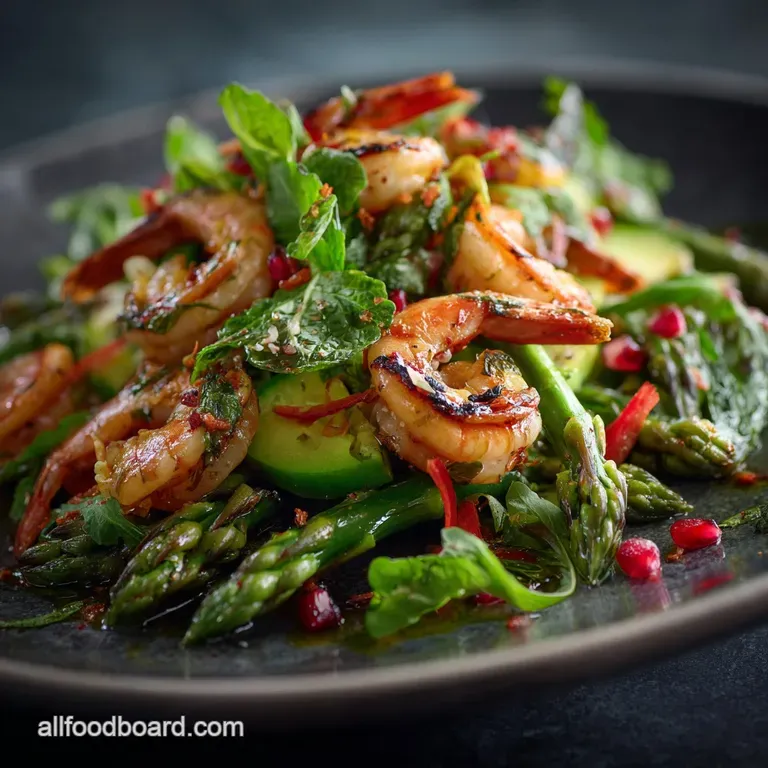 Salad Recipes Healthy Summer Prawn Asparagus Salad in 35 Mins