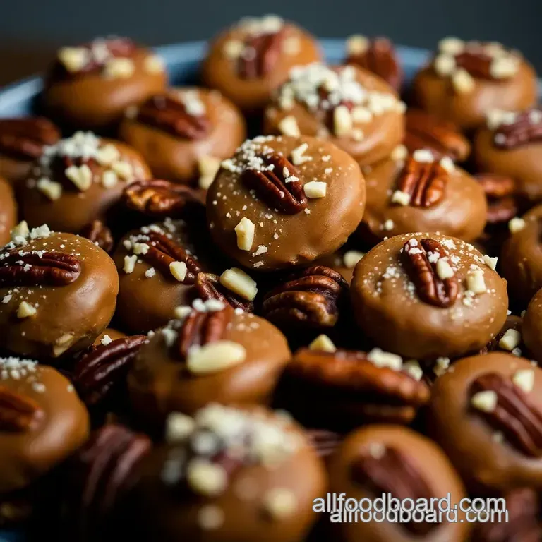 Pretzel Rolo Pecan Bites presentation