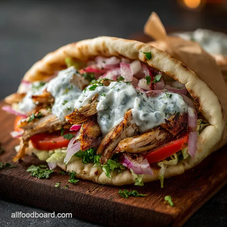 The Proper Chicken Gyros: Greek Street Food Sensation with Homemade Tzatziki
