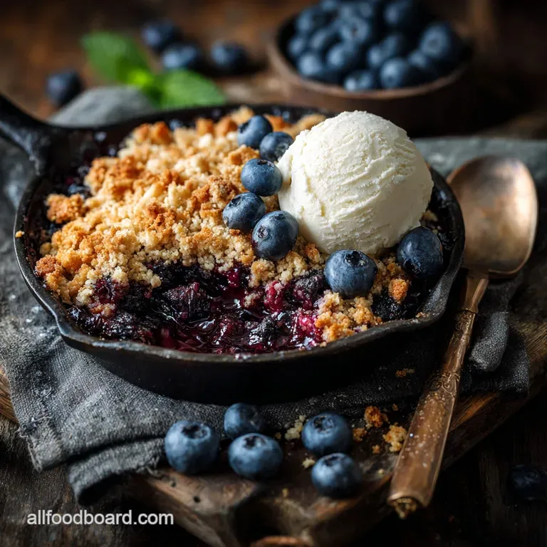 The Proper Job Blueberry Crumble Rustic Ripe and Ridiculously Easy