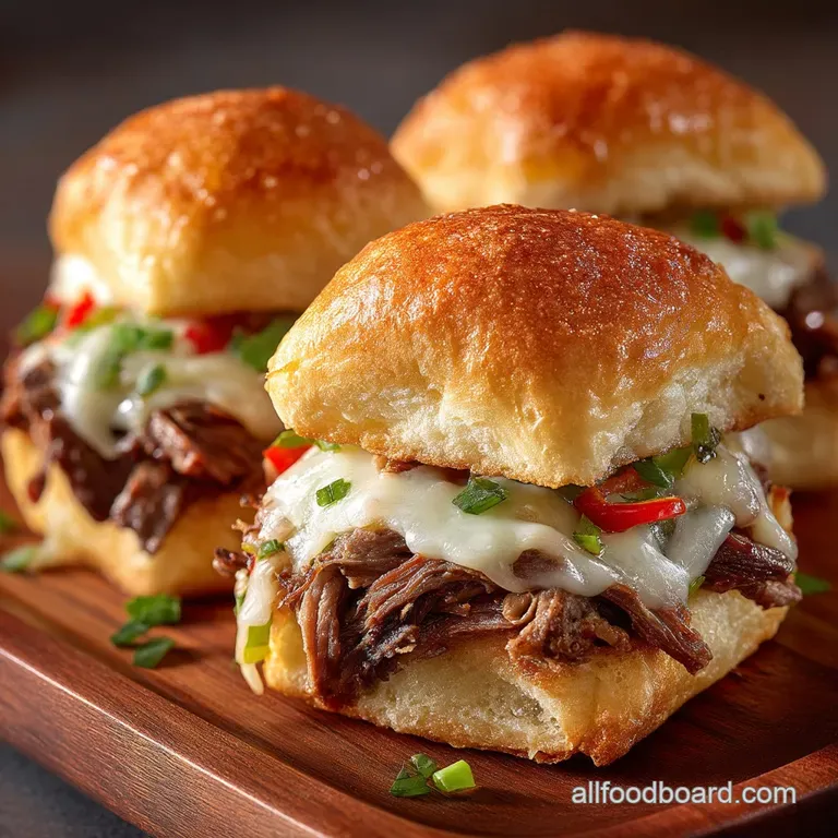 Proper Cheesy Philly Cheesesteak Sliders The Match Day Marvel presentation
