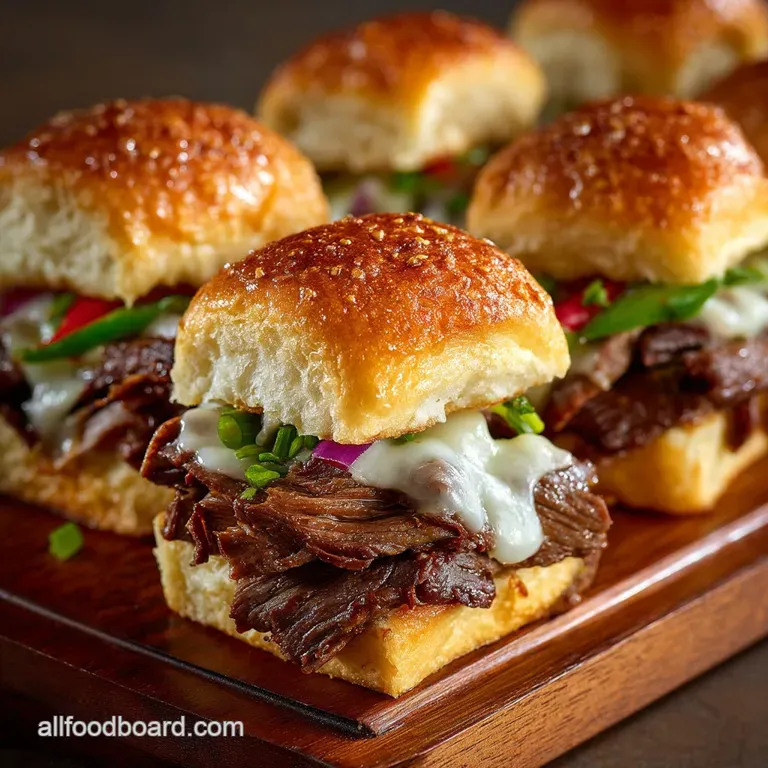 Proper Cheesy Philly Cheesesteak Sliders The Match Day Marvel