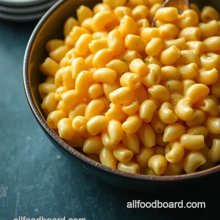 Properly Lush Homemade Mac and Cheese presentation