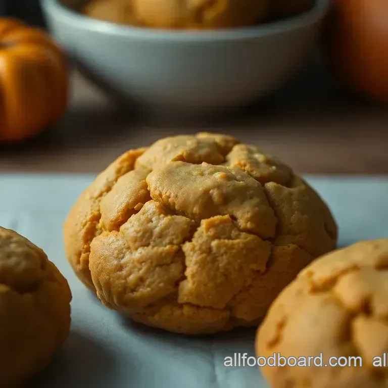 Pumpkin Cake Batter Cookies