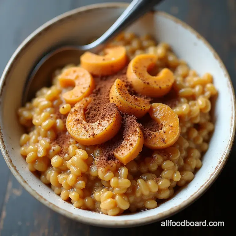 Spiced Pumpkin Pie Oatmeal Cosy Breakfast Ready Fast A Proper Good Morning Spiced Pumpkin Pie Oatmeal