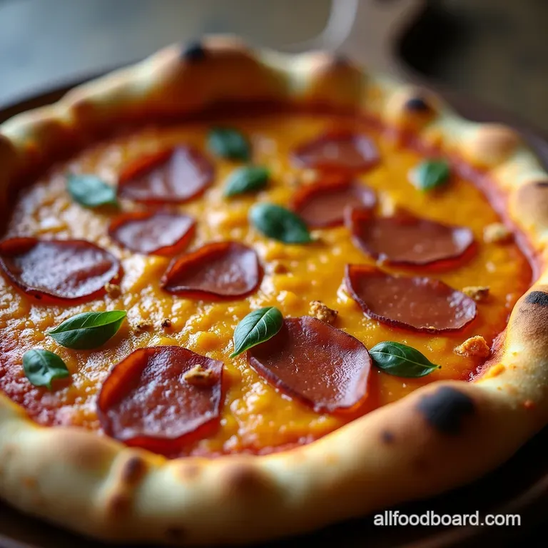 Spiced Pumpkin Prosciutto JackOLantern Pizza Recipe The Great Gourd GlowUp A Spiced Pumpkin Prosciutto JackOLantern Pizza
