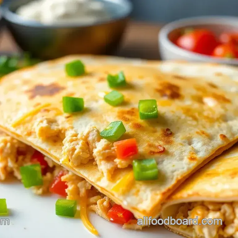 Cheesy Chicken Quesadillas