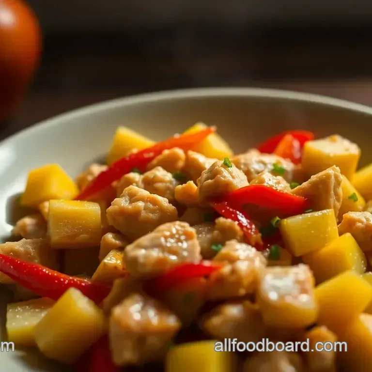 Quick Hawaiian Chicken Stir Fry