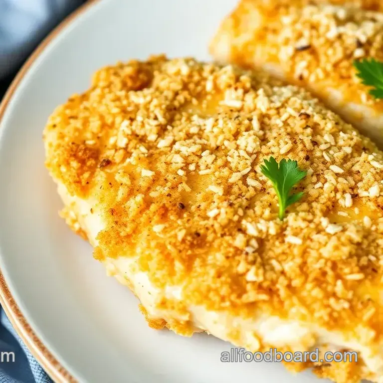 Parmesan Chicken with Crunchy Coating