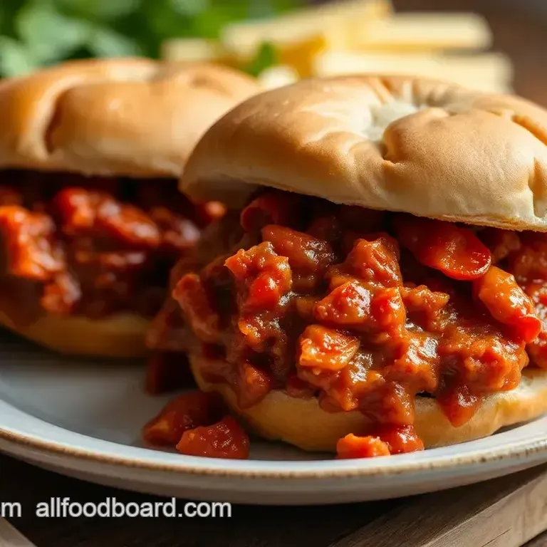 Pepperoni Pizza Sloppy Joes: A Flavorful Twist on a Classic!