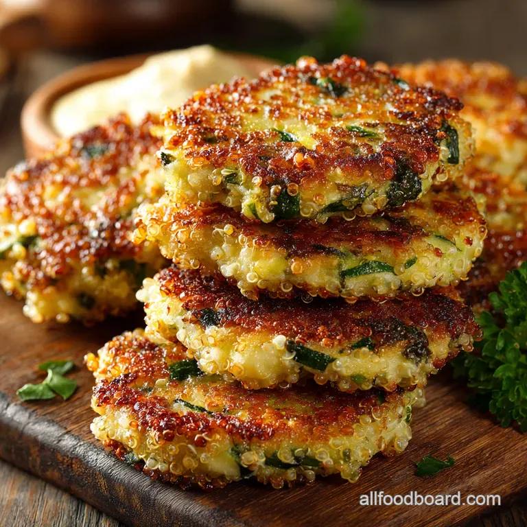 Quinoa Zucchini Fritters