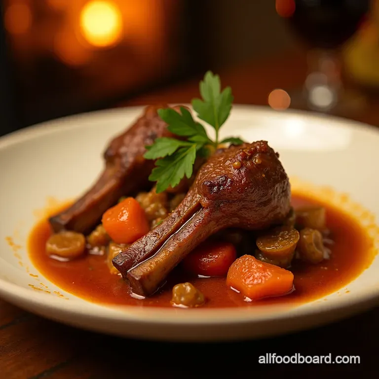 Rabo Encendido Cuban Oxtail Stew presentation