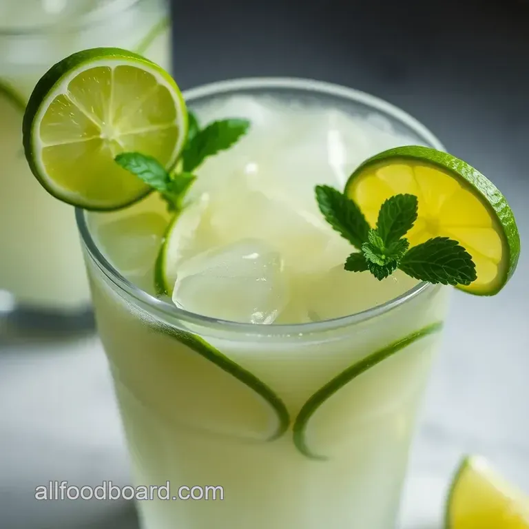Refreshing Brazilian Lemonade: A Zesty Twist on a Classic presentation