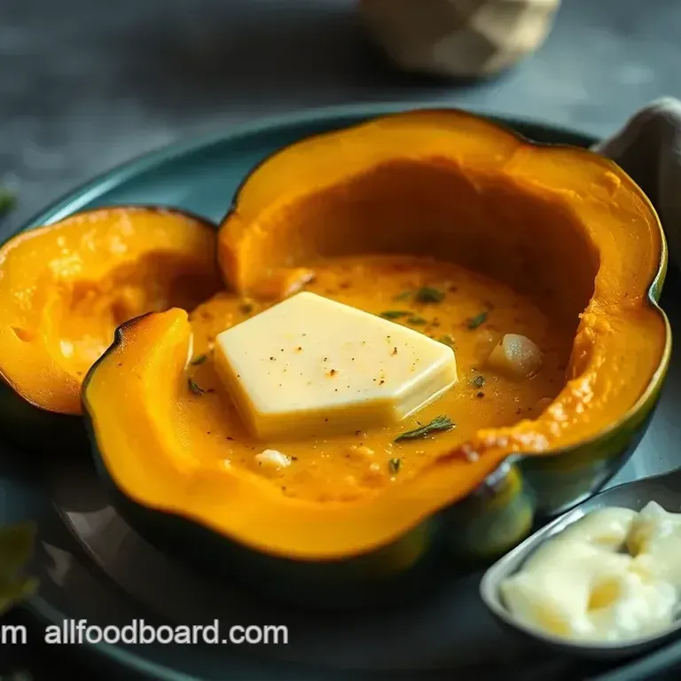 Roasted Buttercup Squash with Herb Garlic Butter – A Cozy Autumn Treat