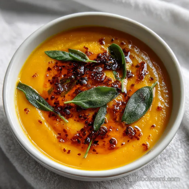 Butternut Squash Soup: Roasted for Perfect Flavor presentation