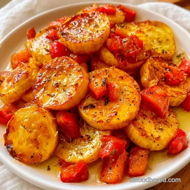 Roasted Red Pepper Yellow Squash