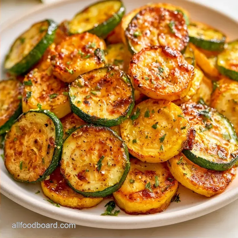 Crispy Roasted Zucchini and Yellow Squash