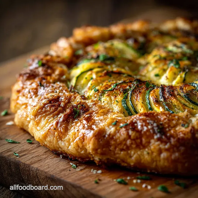 Zucchini Recipes: Flaky Summer Zucchini Ricotta Lemon Galette
