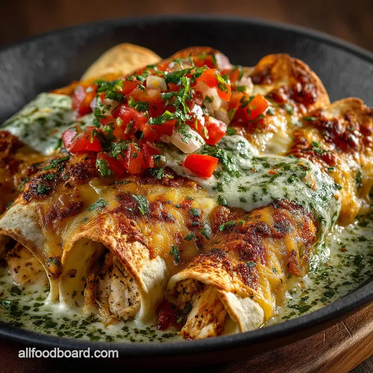 The Ultimate Salsa Verde Chicken Enchiladas Comfort Food Fiesta