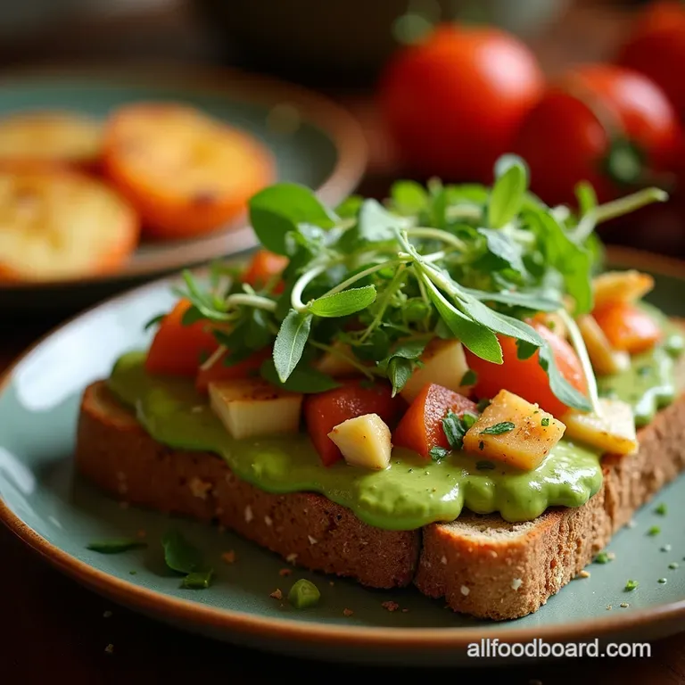 The Simply Satisfying Loaded Avocado Toast Elevating Your Weeknight Comfort presentation