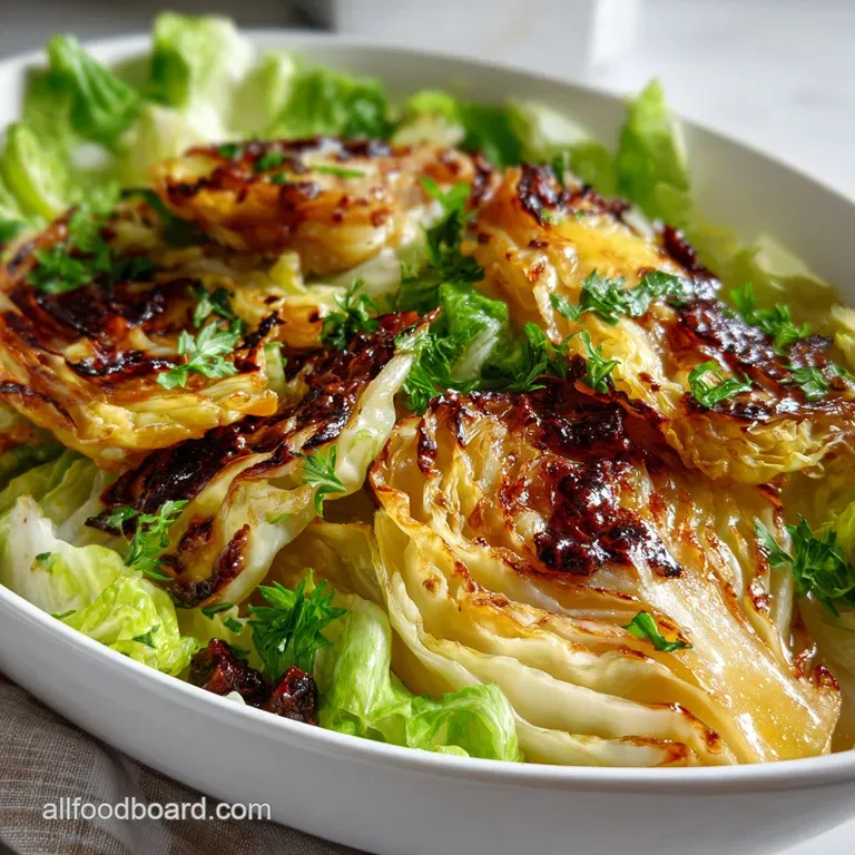 Sauteed Cabbage with Caramelized Edges Bright Vinegar
