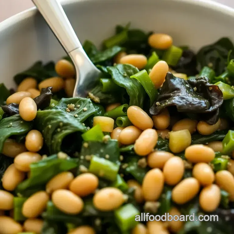 Sautéed Escarole with Beans: A Comforting Italian-Inspired Dish presentation