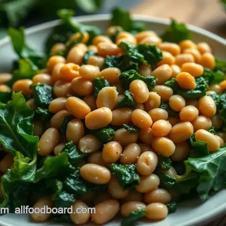 Sautéed Escarole with Beans: A Comforting Italian-Inspired Dish