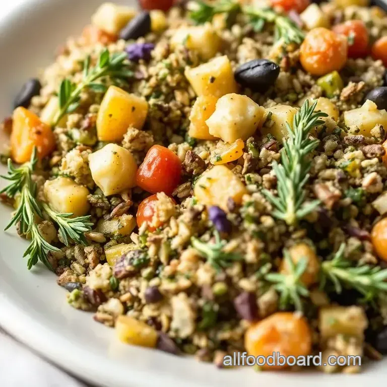 Savory Herb Seasoning Blend: Your Perfect Herbes de Provence Substitute presentation
