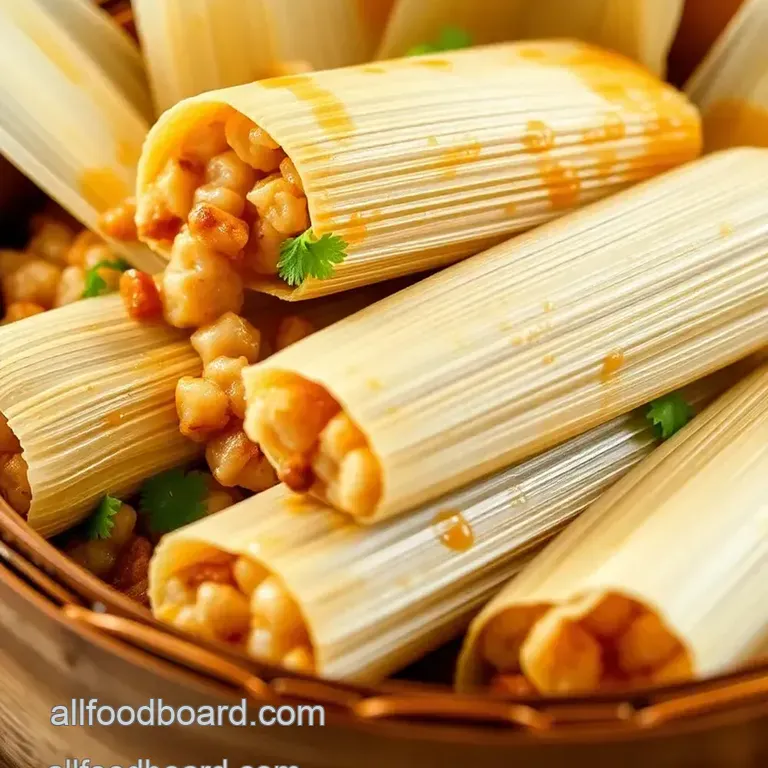Savory Mexican Tamales Steamed to Perfection presentation