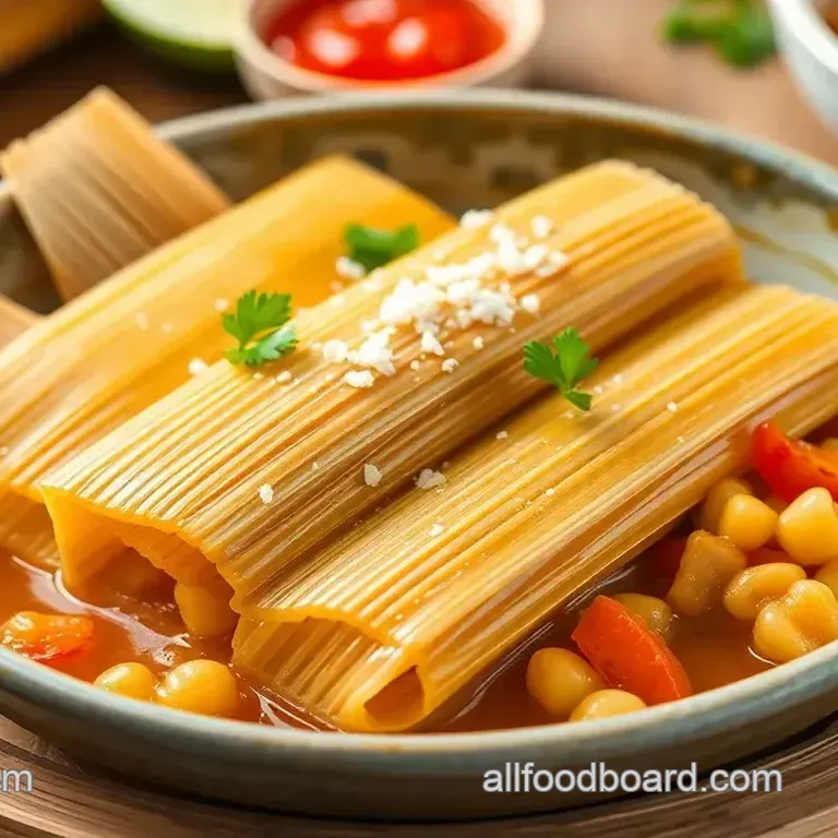 Savory Mexican Tamales Steamed to Perfection