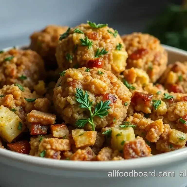 Savory Sausage Stuffing Balls: A Twist on Tradition