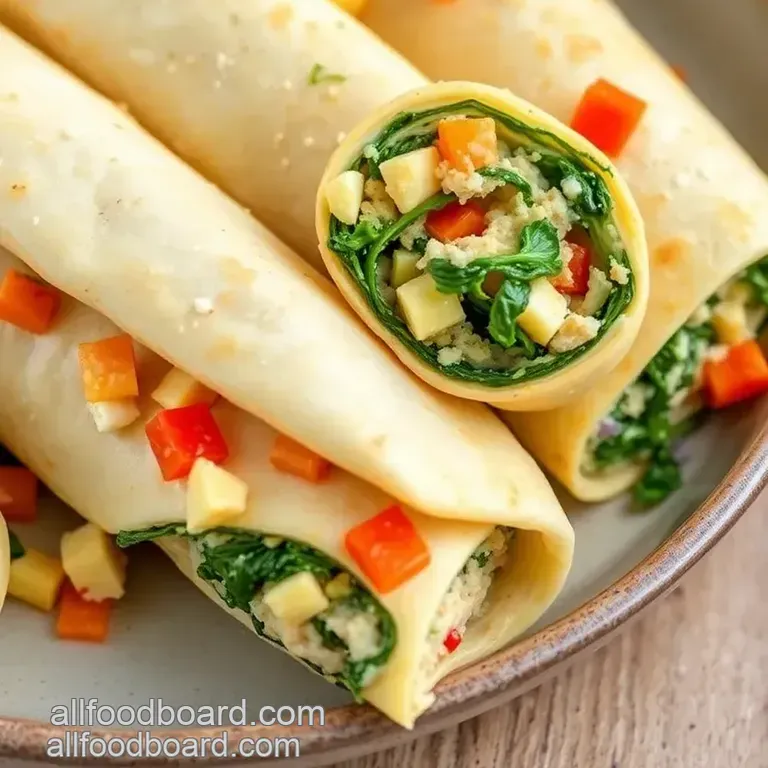Savory Spinach -Feta Stuffed Chicken Rolls presentation