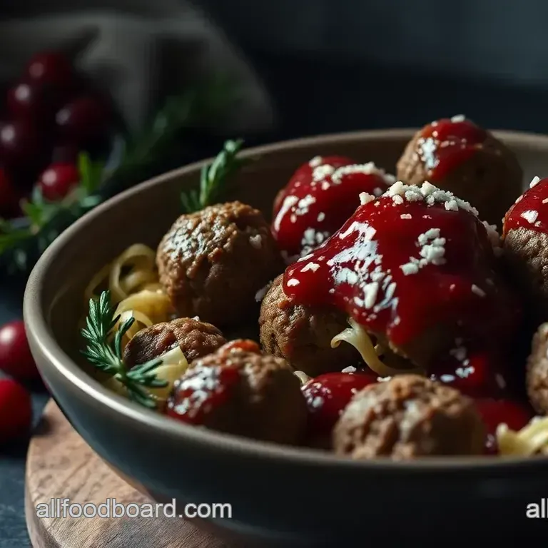 Easy Savory-Sweet Cranberry Sauce Meatballs: A Go-To Holiday Delight