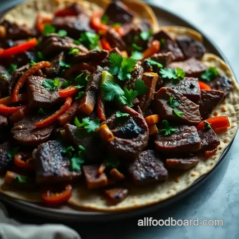 Savory Venison Fajitas: a Wild Twist on a Classic Favourite presentation