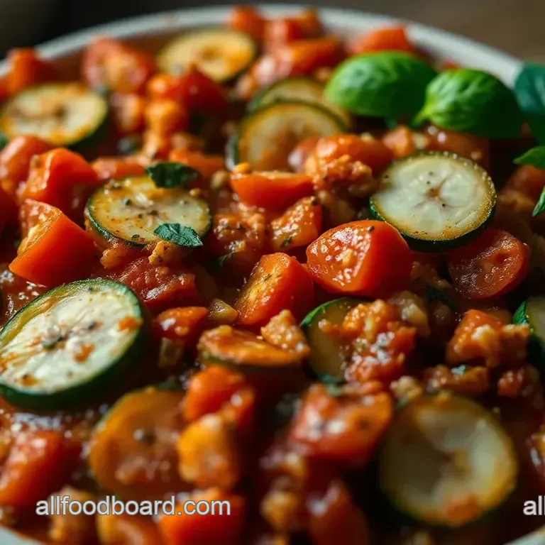 Savoury Summer Squash and Tomato Casserole Delight