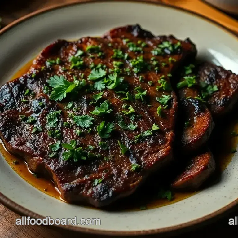Chimichurri Flat Iron Steak - Restaurant Taste Easy Recipe! Seared Flat Iron Steak with Chimichurri Sauce