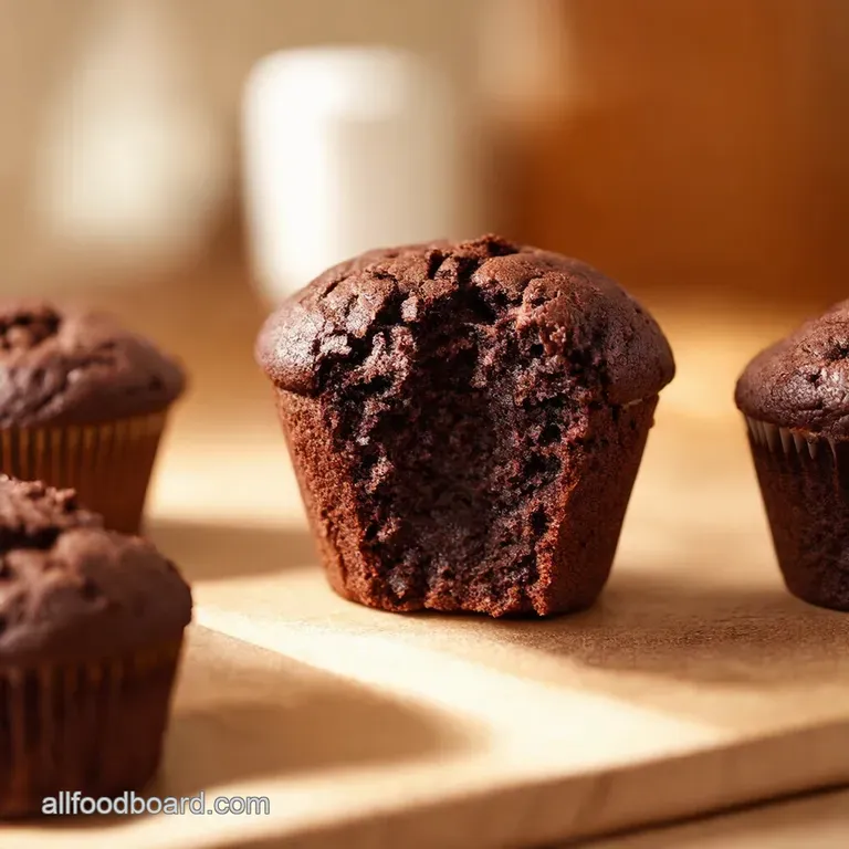 Seriously Moist Chocolate Muffins Better Than a Corner Shop Treat presentation