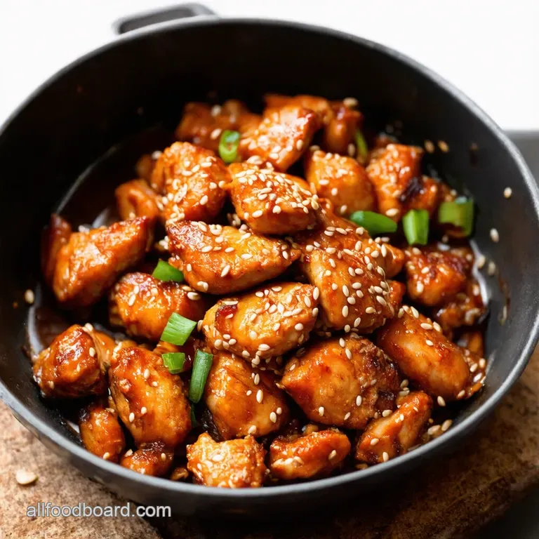 Sesame Chicken Better Than Takeout presentation