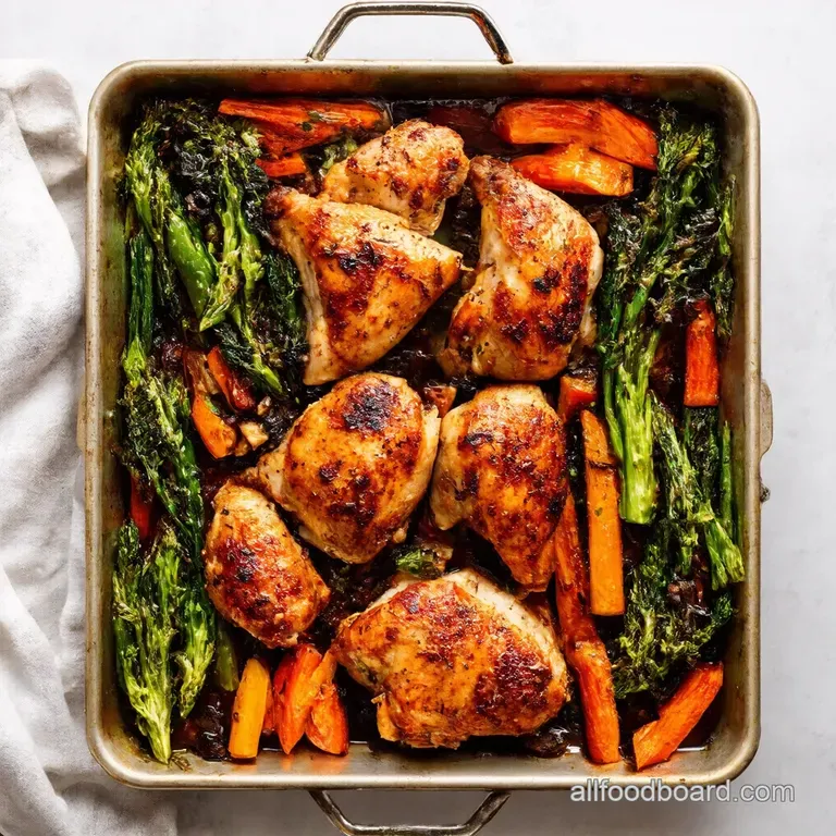 Sheet Pan Balsamic Chicken Veggies Easy Weeknight Winner