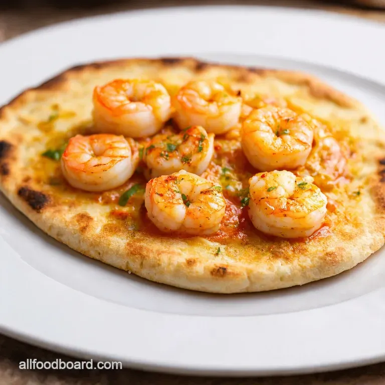 Shrimp Scampi Flatbread A Garlic Butter Dream