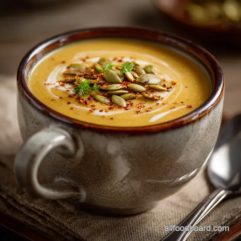 Spiced Golden Harvest Soup Silky Curried Parsnip and Tart Apple