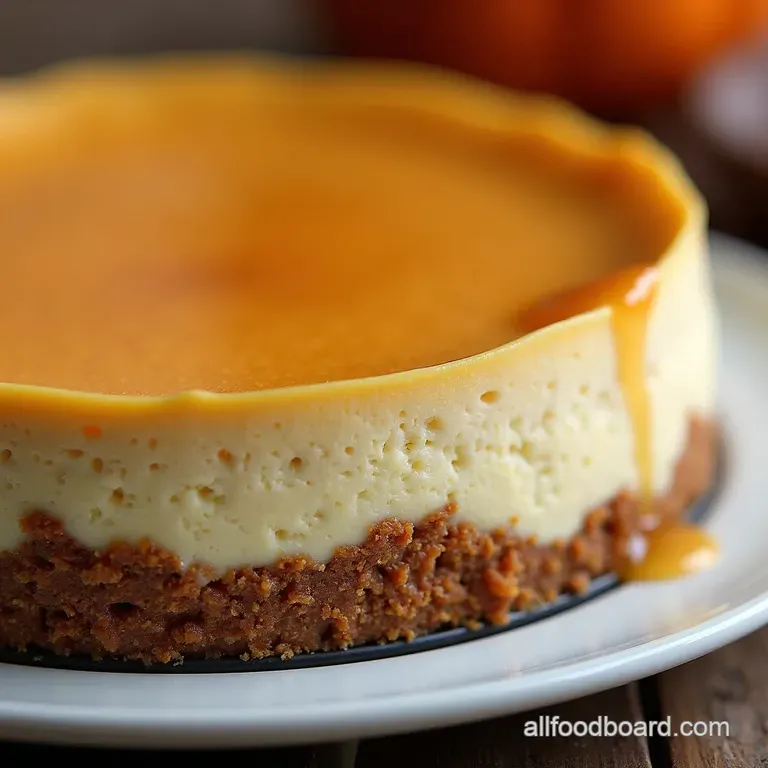 Silky Pumpkin Cottage Cheese Cheesecake Recipe Lighter Autumn Bake The Great British BakeOff Inspired Silky Pumpkin Spiced Cottage Cheese Cheesecake