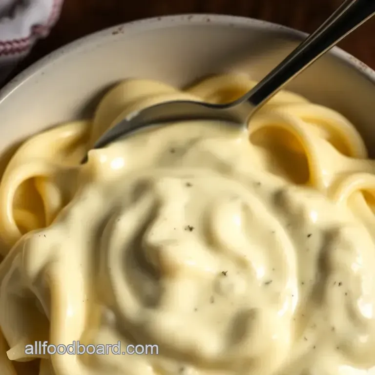 Silky Smooth Seriously Good Homemade Alfredo Sauce presentation