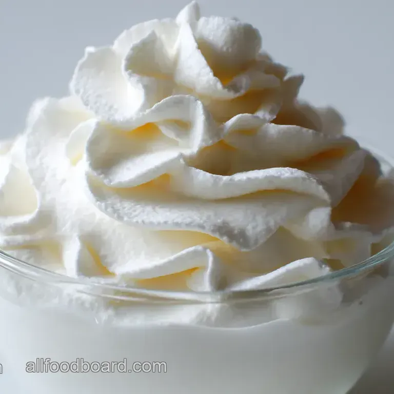 Simply Scrumptious Whipped Cream