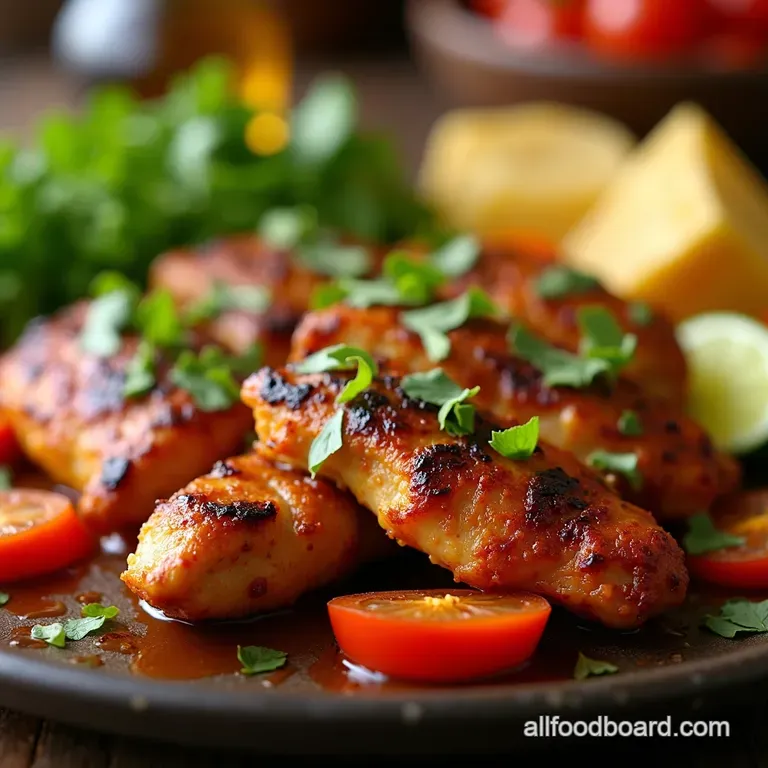 The Ultimate Sizzler RestaurantQuality Chicken Fajitas with Zesty Lime Marinade presentation