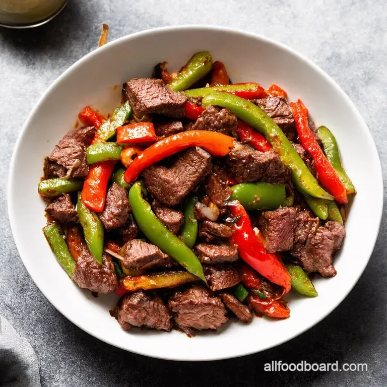 Sizzling Steak Peppers Stir Fry A Weeknight Winner