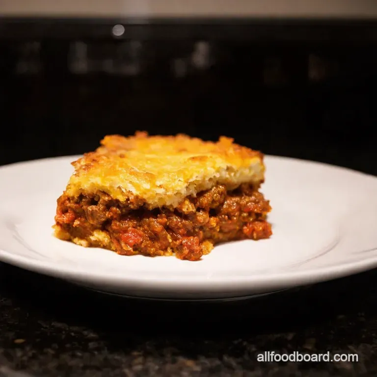 Sloppy Joe Casserole The MessFree Classic presentation