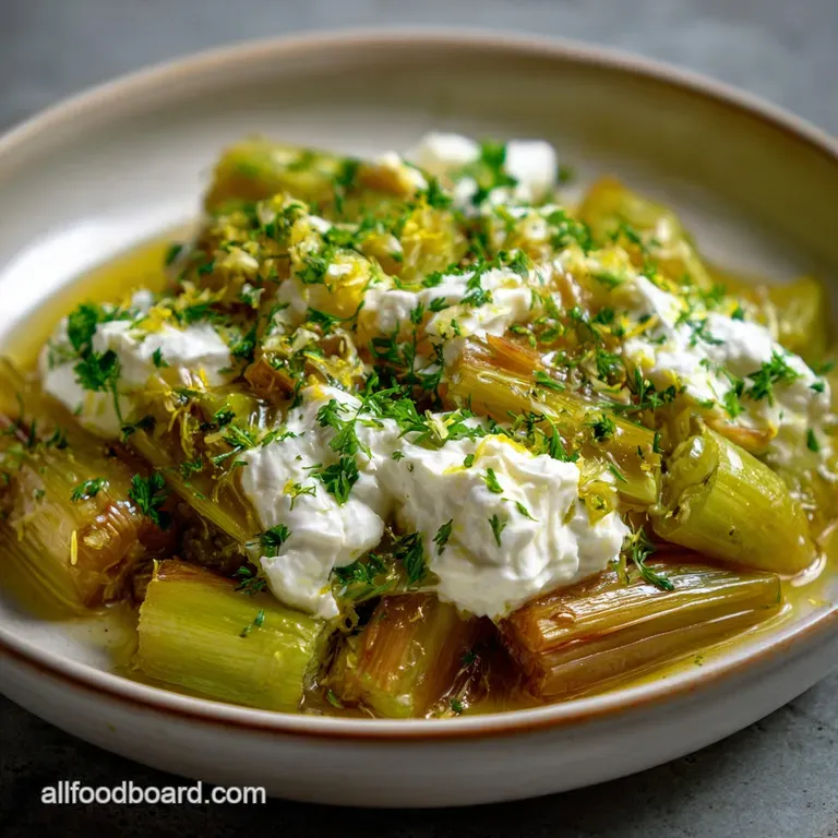 Cooked Leeks: Slow-Braised Elegance